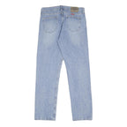 WRANGLER Mens Regular Fit Straight Leg Denim Light W31 L32 Cotton Blend Zip