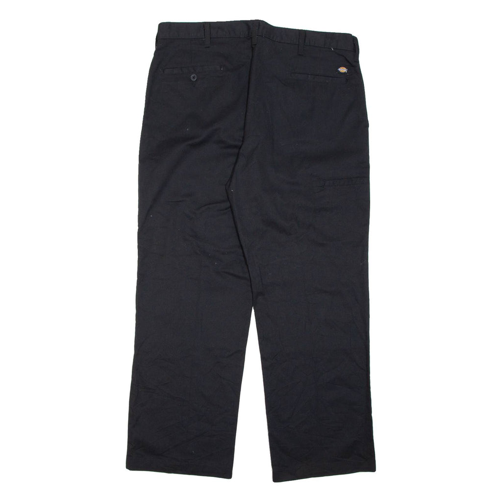 DICKIES Chino Mens Trousers Black Regular Straight W36 L30