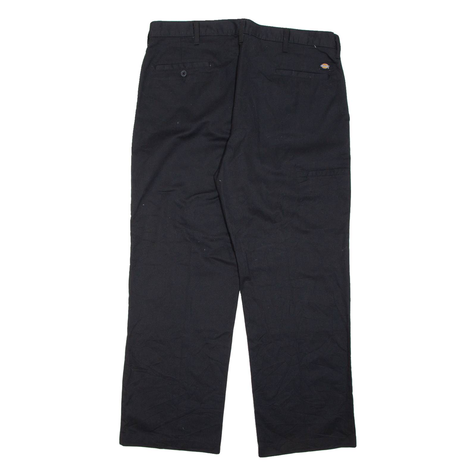 DICKIES Chino Mens Trousers Black Regular Straight W36 L30