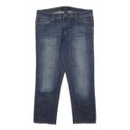 CALVIN KLEIN JEANS Mens Regular Fit Blue Denim W36 L26 Classic Zip Pockets