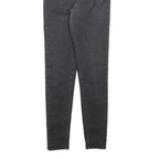 LEVI'S Womens Jeans Black Slim Skinny Denim Medium W25 L30 Zip Pockets