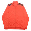 ADIDAS Mens Red & Black Track Jacket L Polyester Zip Sportswear