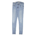 LEVI'S 720 Womens Jeans Blue Slim Skinny Denim Light W27 L28 Stretch Zip