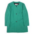 YARELL Womens Green Wool Blend Jacket L Button Plain Classic Tailored