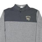 CHAMPION Mens Grey & Charcoal Wake Forest WF High Neck XL Sweatshirt