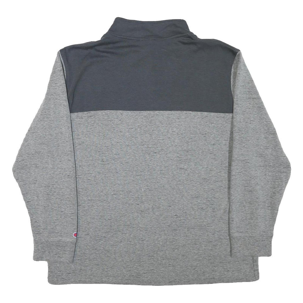 CHAMPION Mens Grey & Charcoal Wake Forest WF High Neck XL Sweatshirt