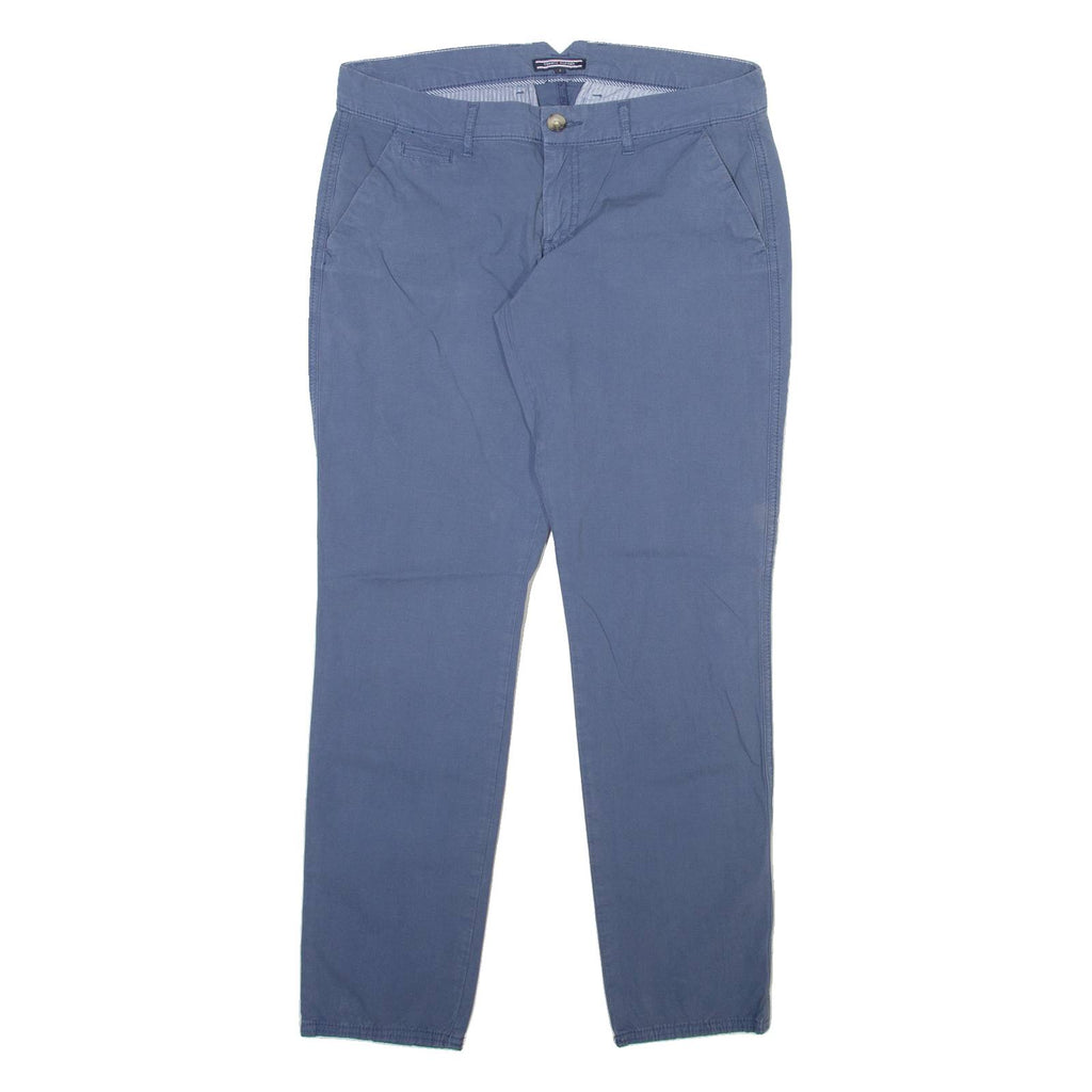 TOMMY HILFIGER Womens Trousers Blue Slim Skinny W32 L29