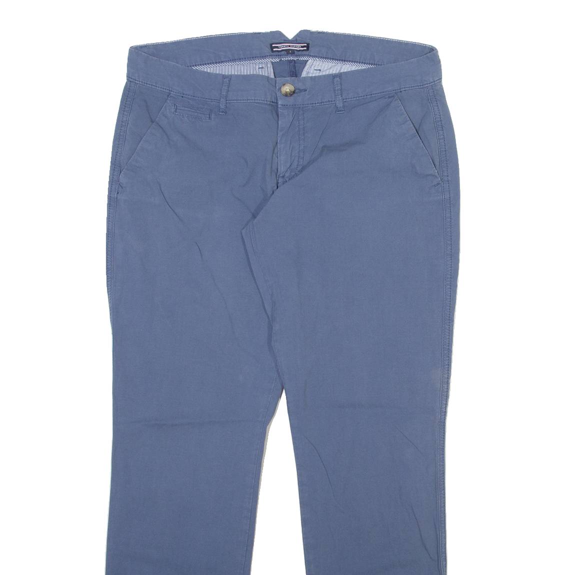 TOMMY HILFIGER Womens Trousers Blue Slim Skinny W32 L29