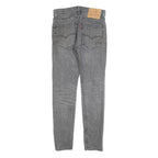 LEVI'S 519 HI-BALL Mens Jeans Grey Slim Skinny Denim W30 L30 Zip Closure