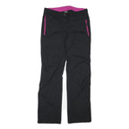 CRIVIT Womens Polyester Blend Black Regular Fit Straight Leg Trousers W31 L30