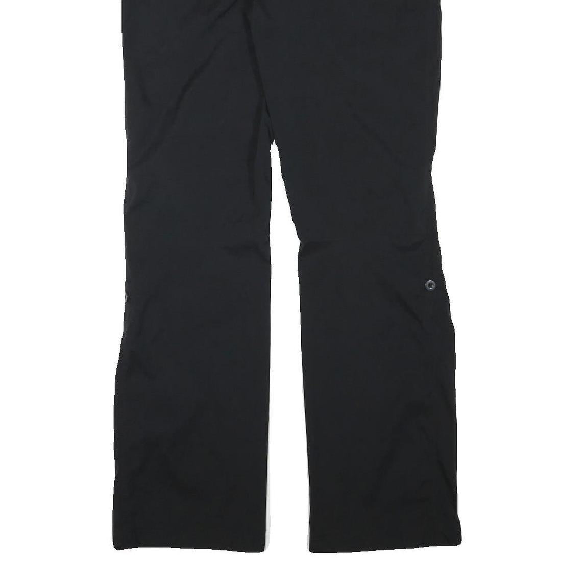 CRIVIT Womens Polyester Blend Black Regular Fit Straight Leg Trousers W31 L30