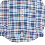 RALPH LAUREN Mens Blue Green Plaid Shirt XL Classic Fit Cotton Button Down