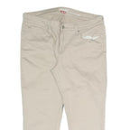 LEVI'S Womens Slim Beige Denim Slim Jeans W32 L22 Modern Crop Cotton Blend