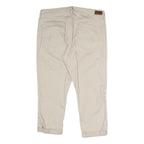 LEVI'S Womens Slim Beige Denim Slim Jeans W32 L22 Modern Crop Cotton Blend