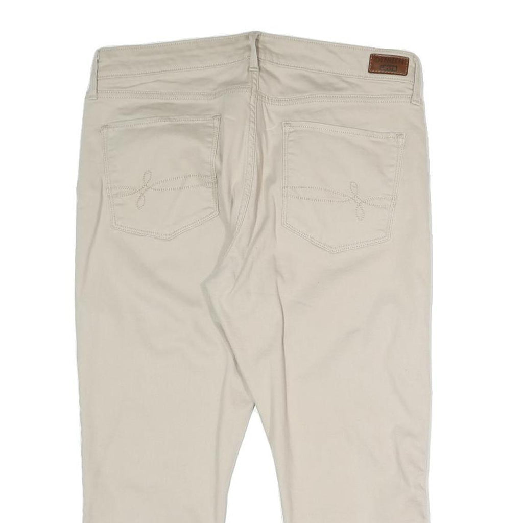 LEVI'S Womens Slim Beige Denim Slim Jeans W32 L22 Modern Crop Cotton Blend