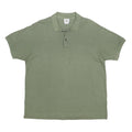 LACOSTE Mens Green Cotton Polo Shirt 2XL Croc Logo Short Sleeve Classic