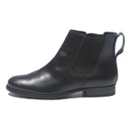 LL BEAN Womens Chelsea Boots Black Leather UK 7 Classic Comfort Style
