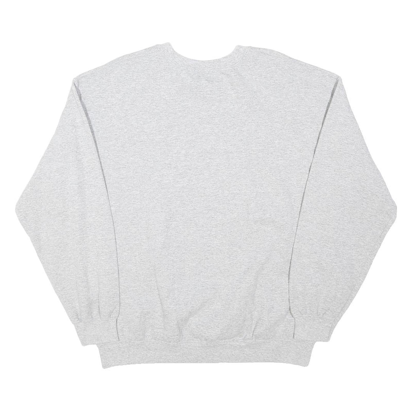 DISNEY Mens Grey Disneyland Mickey Mouse Crew Neck L Cotton Blend Sweatshirt