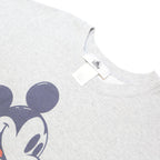 DISNEY Mens Grey Disneyland Mickey Mouse Crew Neck L Cotton Blend Sweatshirt