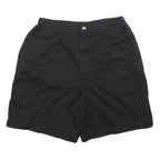 JENIFER MOORE Womens Shorts Black Casual Plain S W26 Lightweight Button Fly