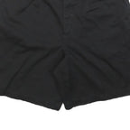 JENIFER MOORE Womens Shorts Black Casual Plain S W26 Lightweight Button Fly