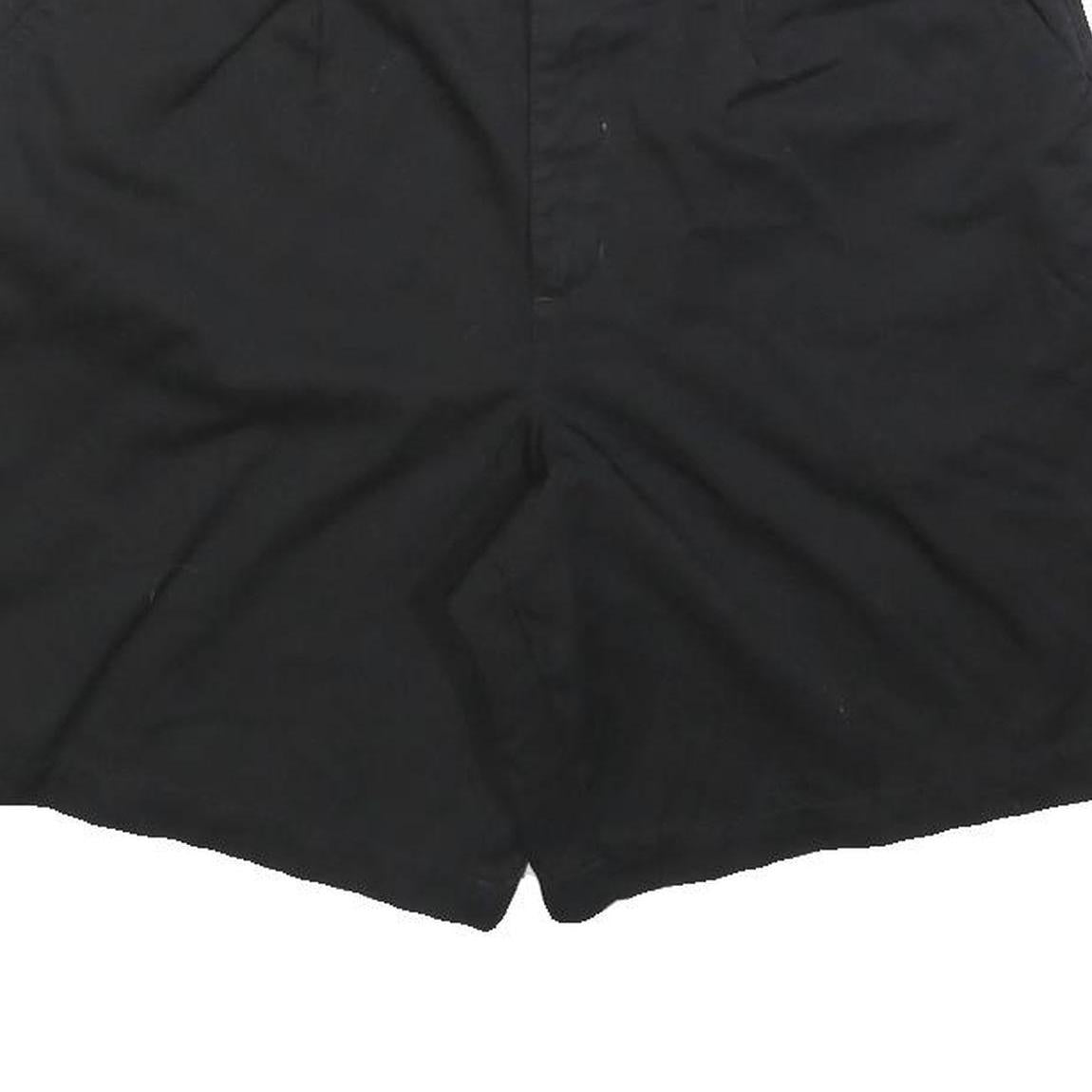 JENIFER MOORE Womens Shorts Black Casual Plain S W26 Lightweight Button Fly