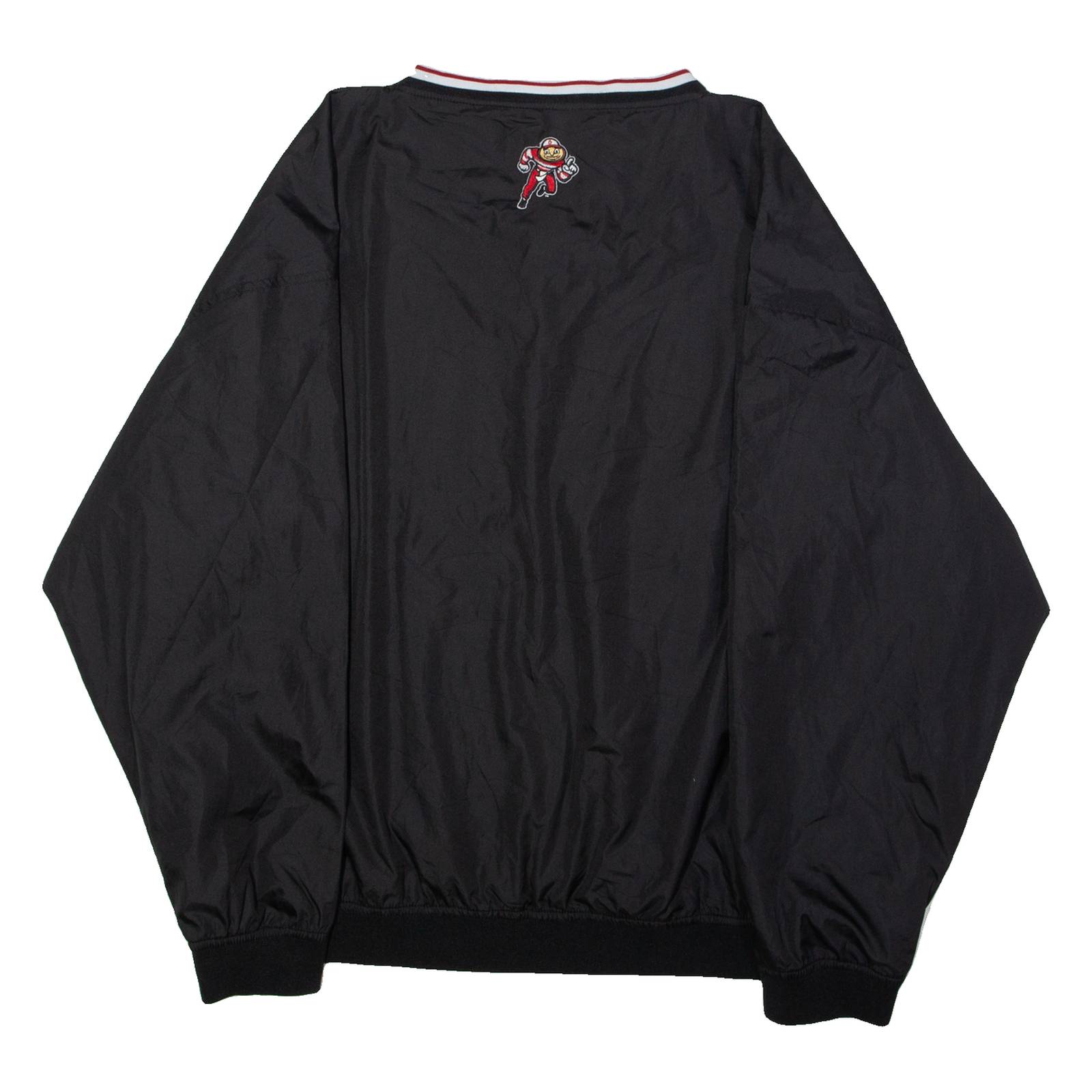 NCAA Ohio State Buckeyes Mens Pullover Jacket Black USA 2XL