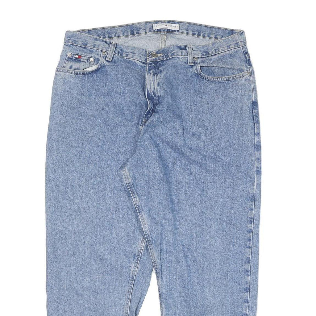TOMMY HILFIGER Womens Jeans Blue Relaxed Straight Denim Medium W36 L27 Classic