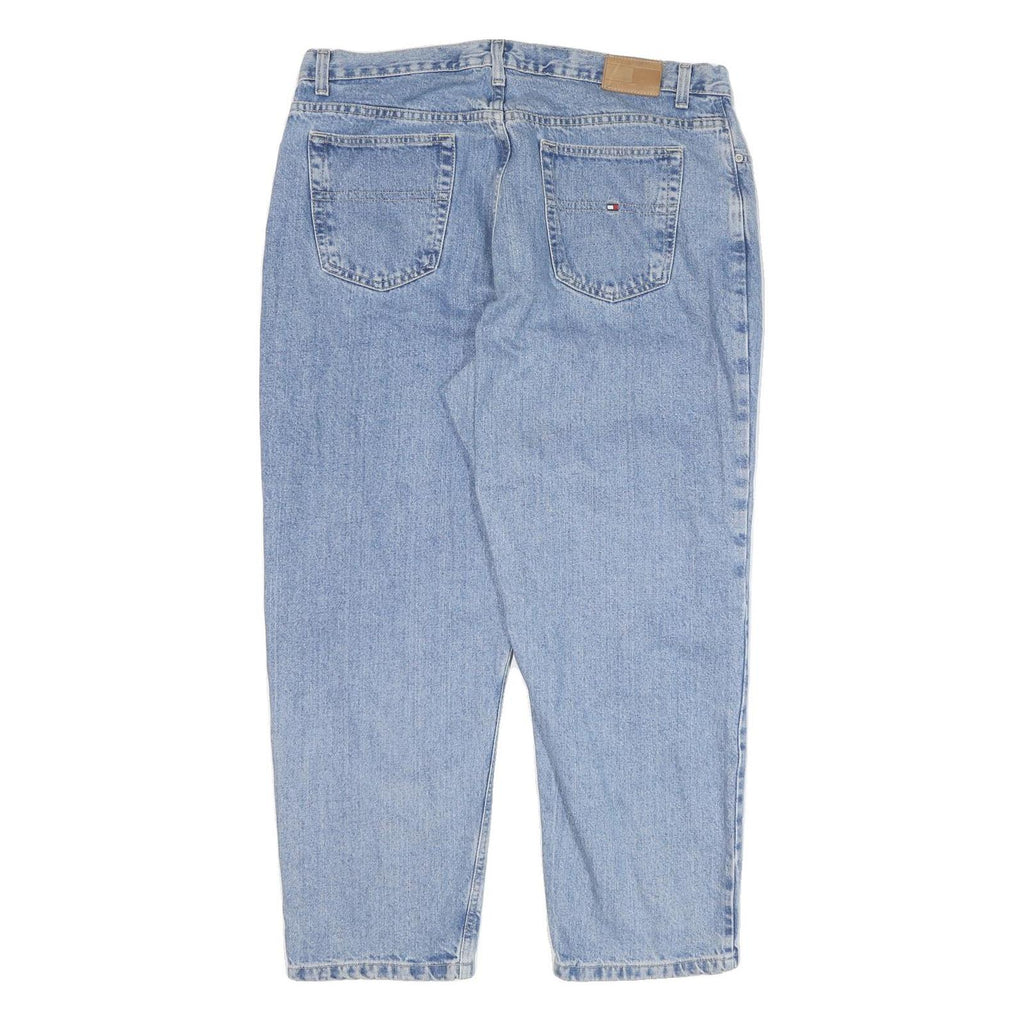 TOMMY HILFIGER Womens Jeans Blue Relaxed Straight Denim Medium W36 L27 Classic