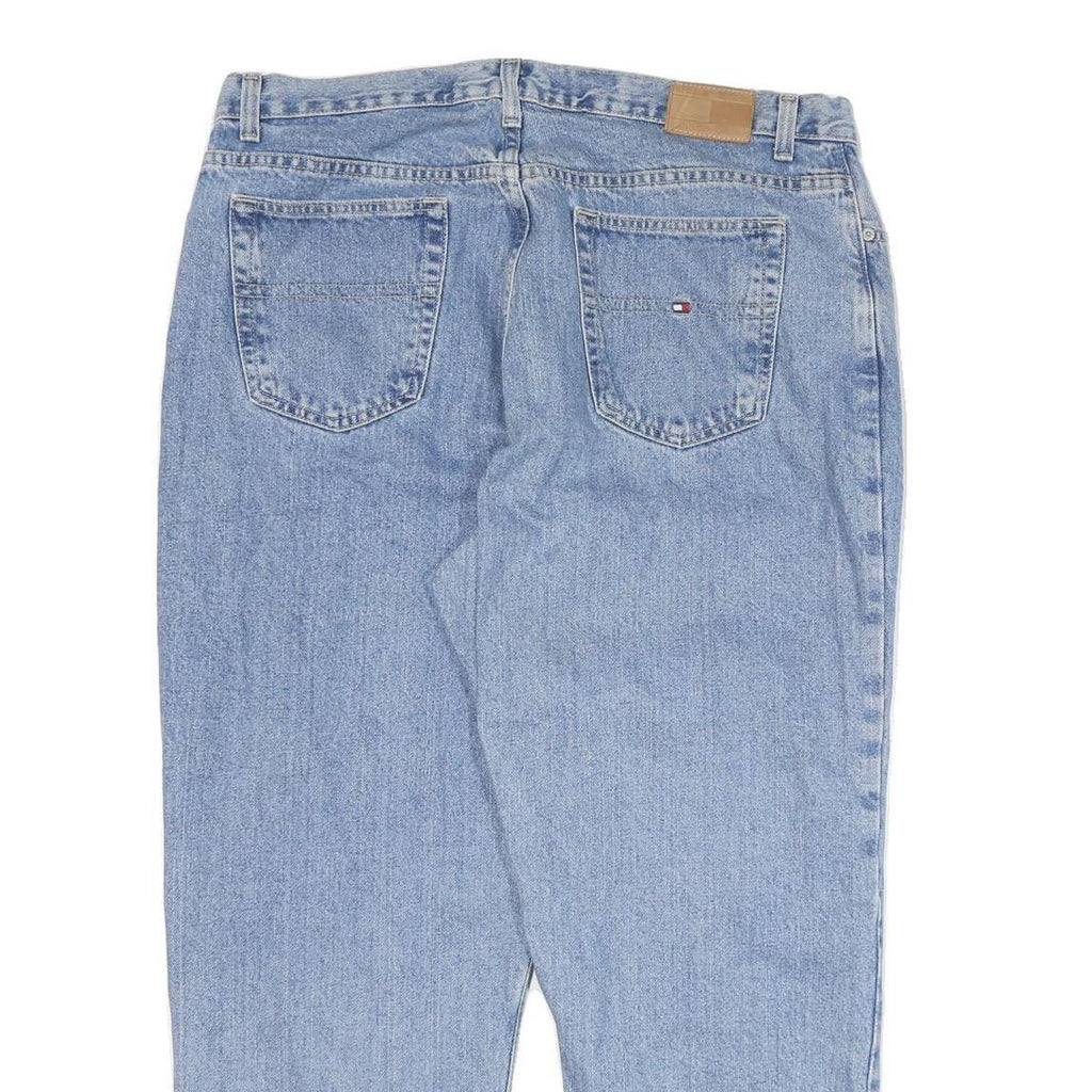 TOMMY HILFIGER Womens Jeans Blue Relaxed Straight Denim Medium W36 L27 Classic