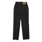 LEVI'S 512 02 Womens Jeans Black Slim Straight Denim W25 L30 Classic Button