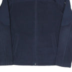 STARTER Mens Navy Blue Jacket S Polyester Blend Plain Zip S Athletic Casual