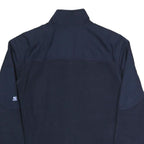 STARTER Mens Navy Blue Jacket S Polyester Blend Plain Zip S Athletic Casual
