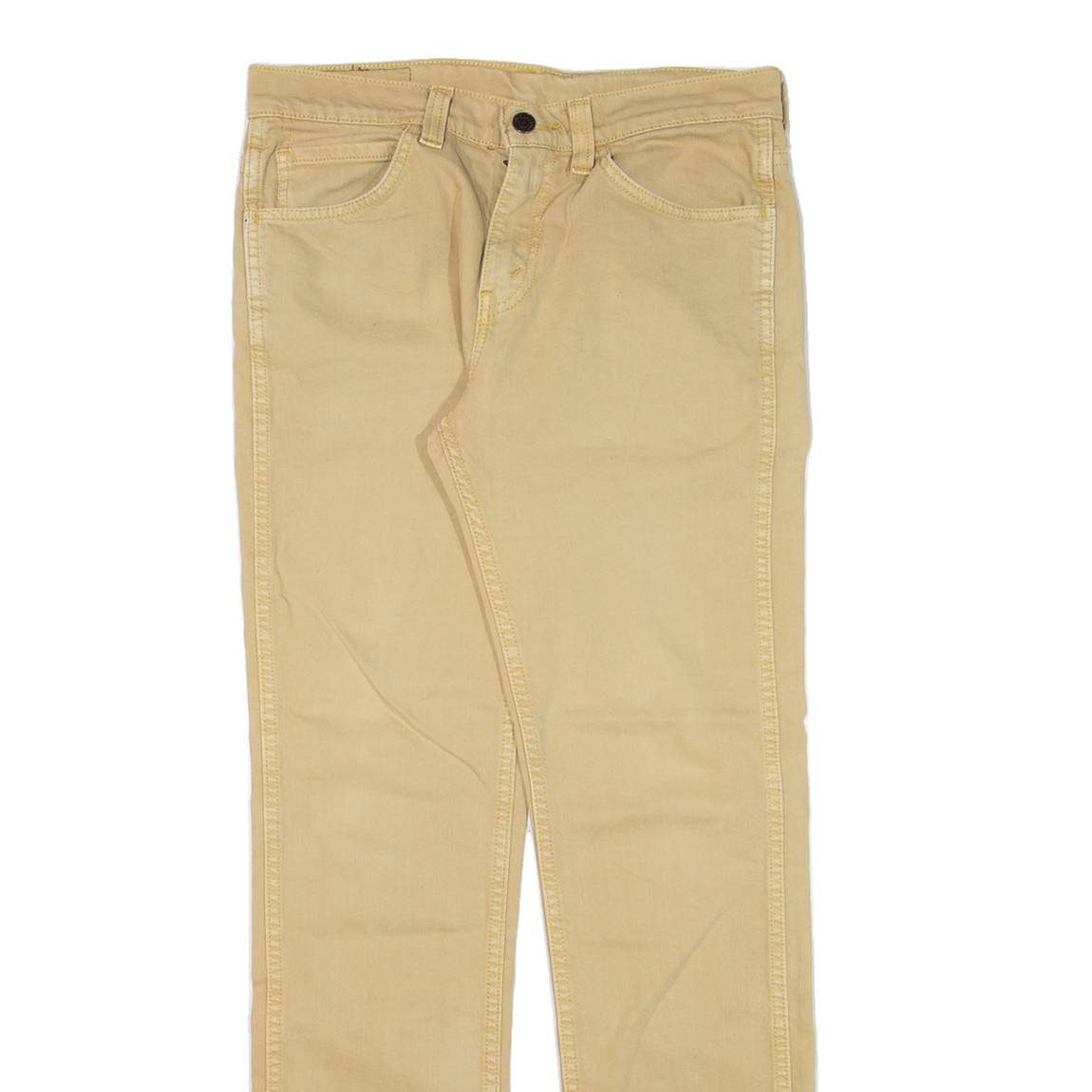 LEVI'S 511 Mens Trousers Beige Slim Straight W30 L29