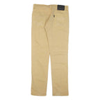 LEVI'S 511 Mens Trousers Beige Slim Straight W30 L29