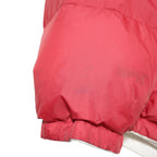 NAUTICA Mens Red & White Reversible Puffer Jacket L Polyester Blend Zip