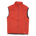 MAMMUT Womens Red Outdoor Jacket M Polyester Blend Zip Sleeveless