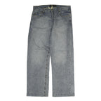 BLEND Mens Regular Fit Blue Denim Jeans W36 L32 Classic Cotton Zip Closure