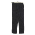 CARHARTT Womens Cotton Blend Black Relaxed Cargo Trousers W26 L32 Workwear