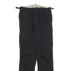 CARHARTT Womens Cotton Blend Black Relaxed Cargo Trousers W26 L32 Workwear