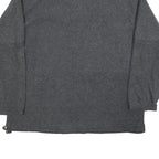 MOUNTAIN GEAR Womens Grey Plain Rugby Collar Polyester Jumper M Outdoor Casual