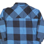 WHO WHAT WEAR Womens Blue & Black Check Jacket UK 14 Polyester Blend Button