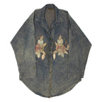 Womens Jacket Grey Floral L