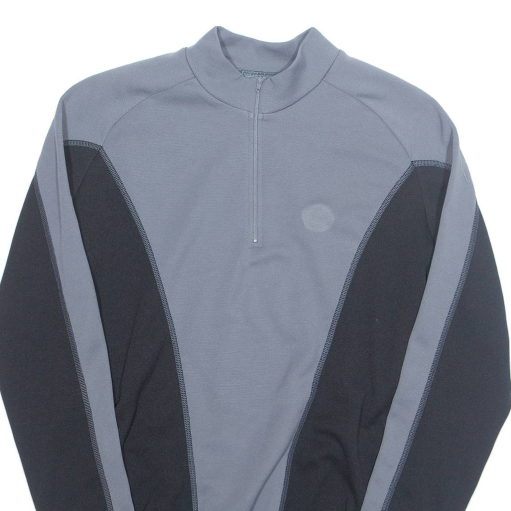 CRONICS Mens Sweatshirt Grey 1/4 Zip L