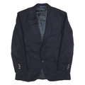 PENDLETON Mens Black Wool Classic Jacket L Button Plain Blazer