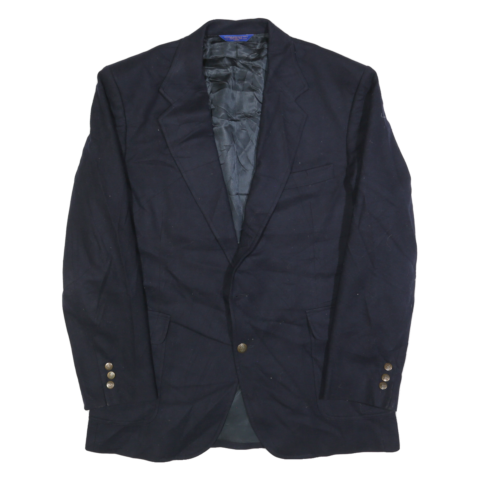 PENDLETON Mens Black Wool Classic Jacket L Button Plain Blazer