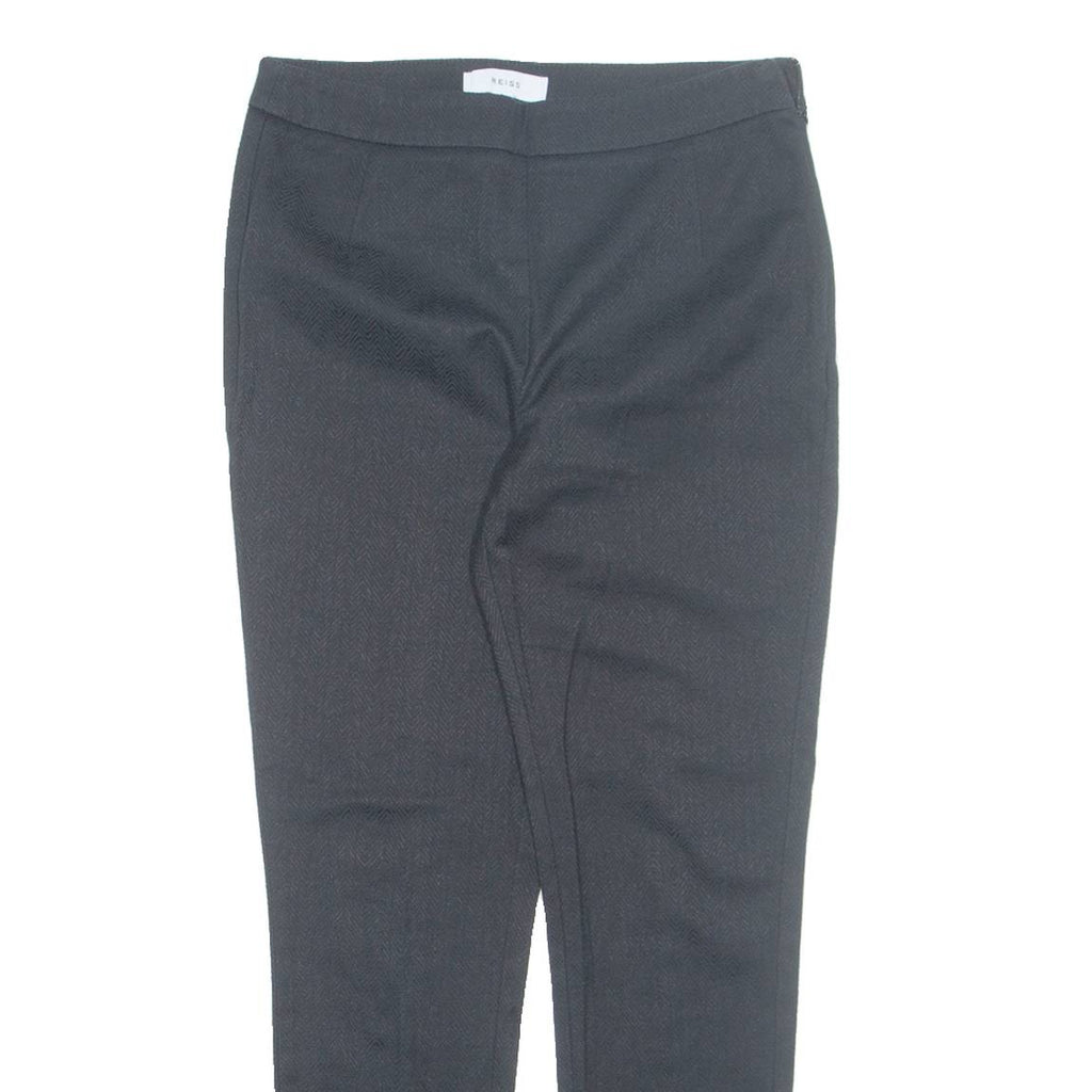 REISS Chino Womens Trousers Black Regular Tapered W28 L28