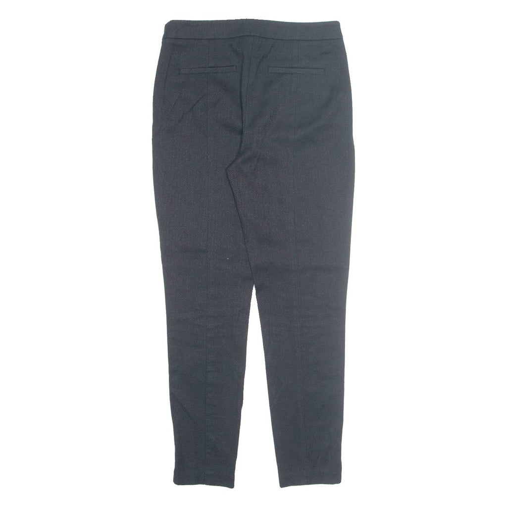 REISS Chino Womens Trousers Black Regular Tapered W28 L28