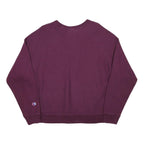 CHAMPION REVERSE WEAVE Womens Maroon Crew Neck 2XL Sweatshirt Cotton Blend