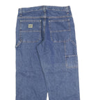 LEE Mens Denim Blue Loose Straight Cotton Blend W30 L27 Casual Workwear Jeans